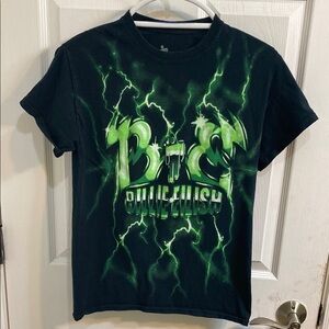 Billie Eilish Green Lightning Black Medium T-Shirt Pop Dark Pop Women’s Small